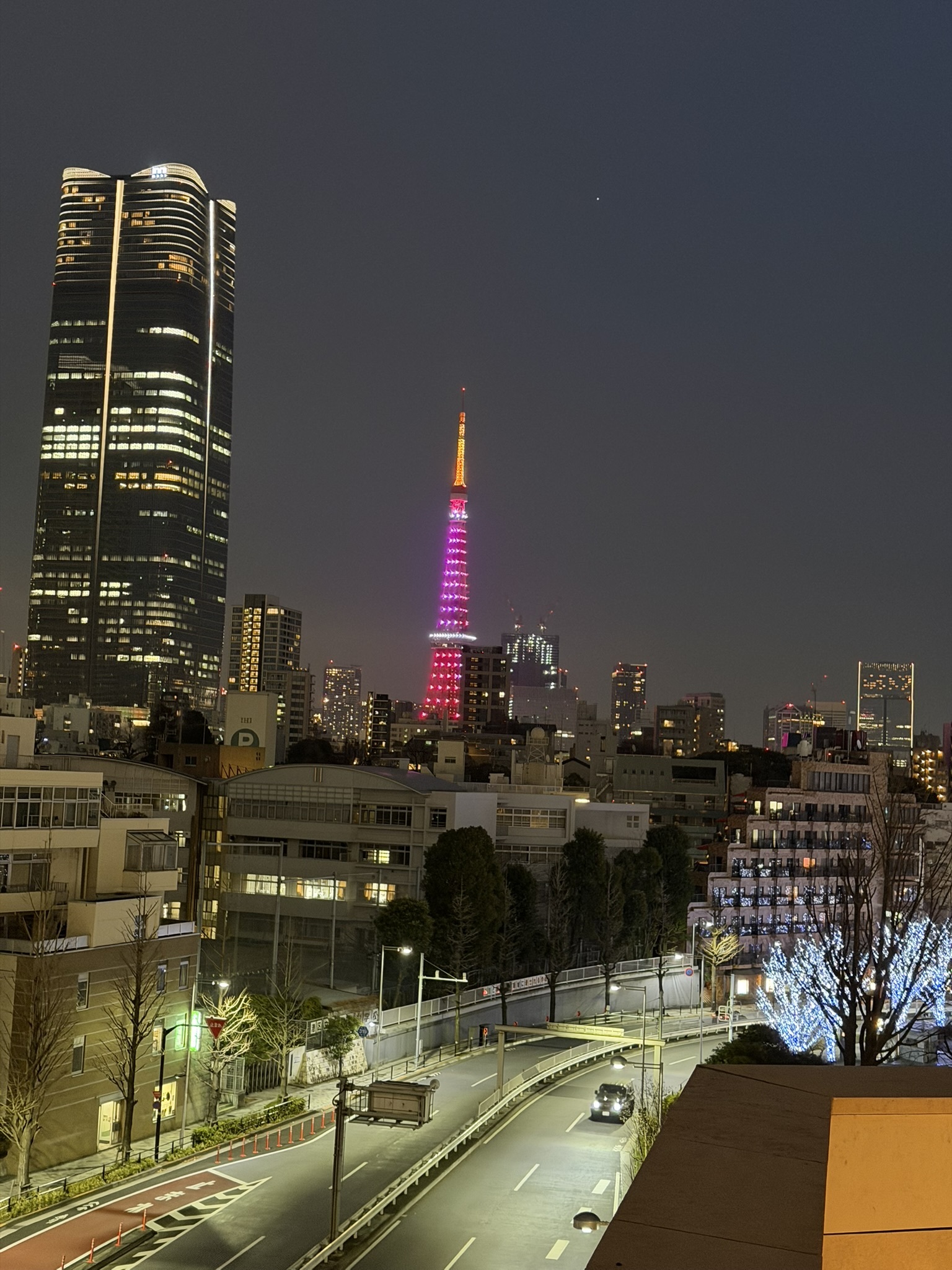 Tokyo Tower observée depuis Roppongi