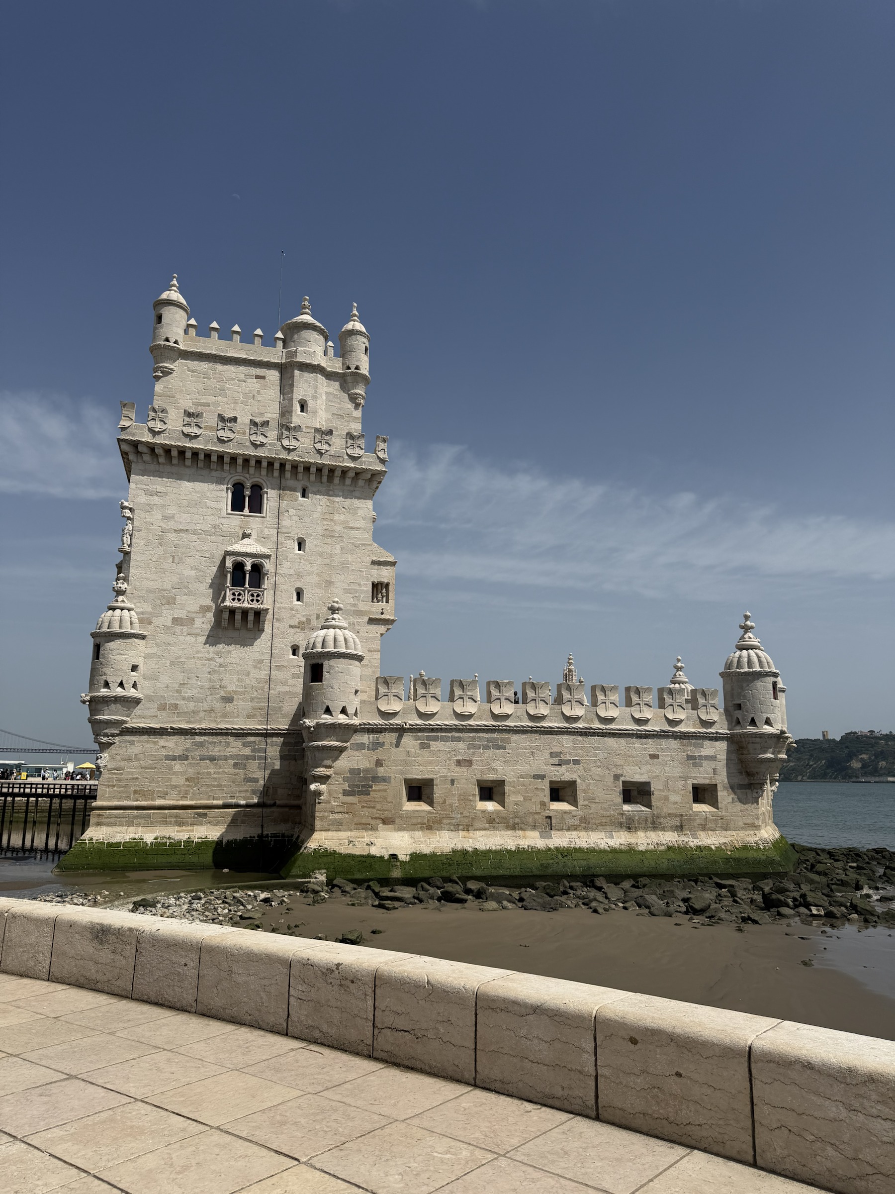 Tour de Belem au bord du Tage à Lisbonne