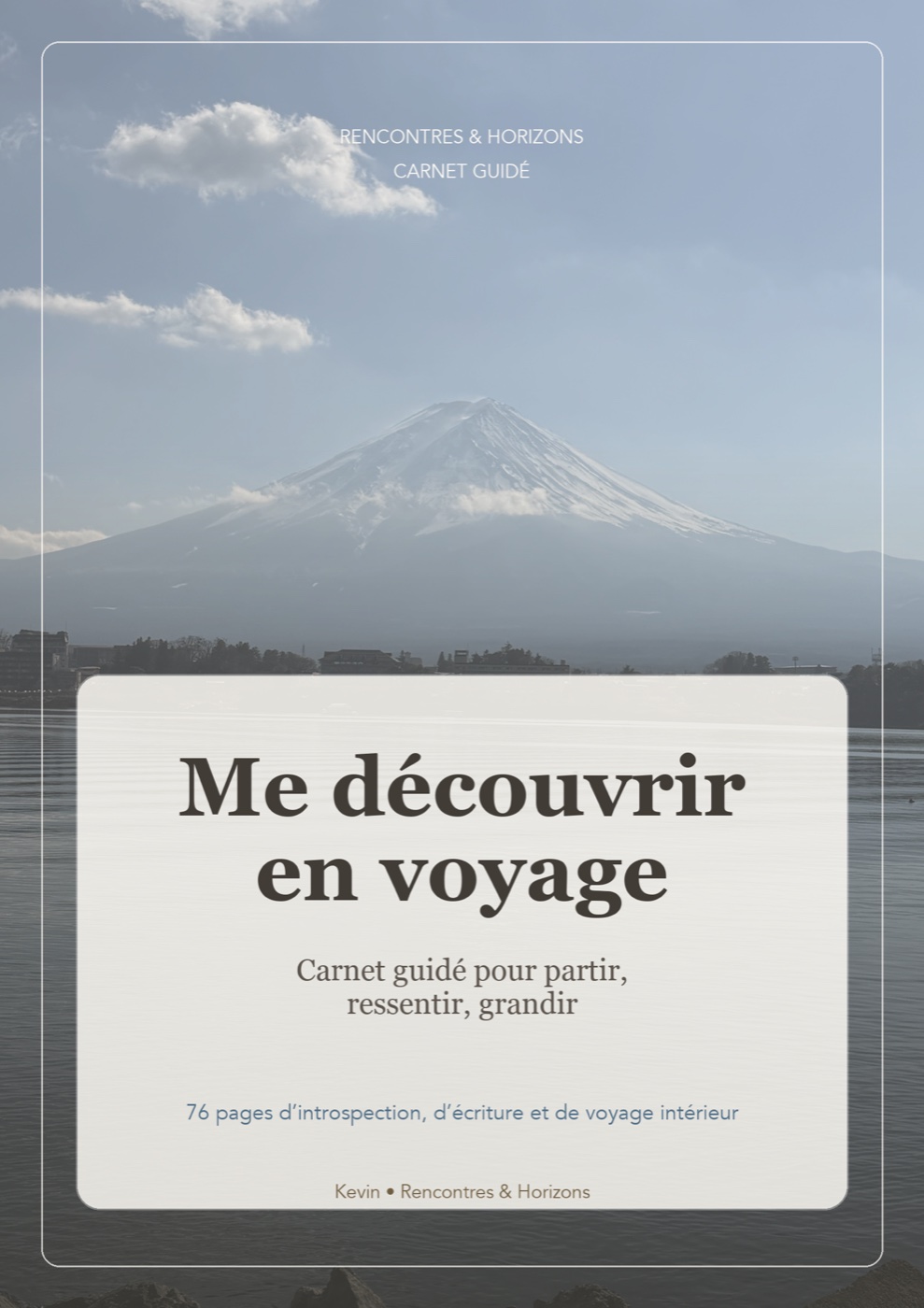 Couverture du carnet Me découvrir en voyage