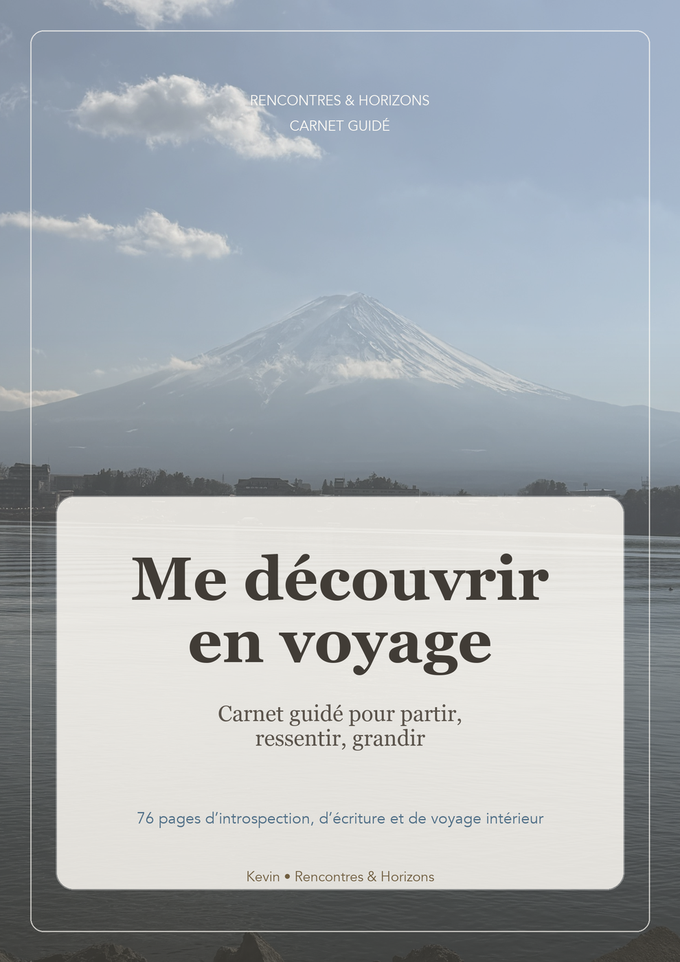 Couverture du carnet Me découvrir en voyage